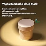 Dr.Ceuracle Vegan Kombucha Tea Sleep Mask - Korean Skincare Overnight Face Mask with Niacinamide, Bakuchiol, Ceramide (100g / 3.52 oz.) - Image 2