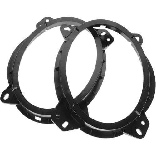 Adaptateur pour haut-parleurs automobiles anti-vibration anneaux de support rigides noirs