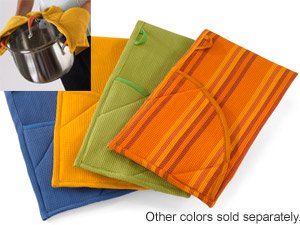 Rachael Ray Gold Moppine Oven Mitts Set of 3