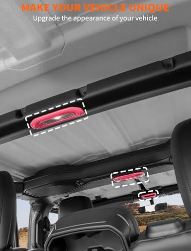 image for Savadicar Pink Interior Accessories - Dome Light Trim Set for 2018-202