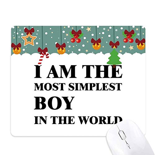 Tapis de souris de Noël caoutchouc pour éliminer les glissements sur le bureau