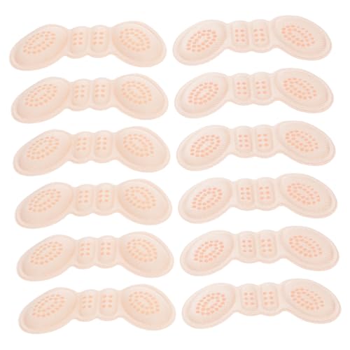 FOMIYES 6 Pairs Slip Heel Pads Soft Sponge Cushion Inserts for Comfortable Footwear Replaceable Heel Liner Cushions Reduces Friction and Discomfort for Shoes