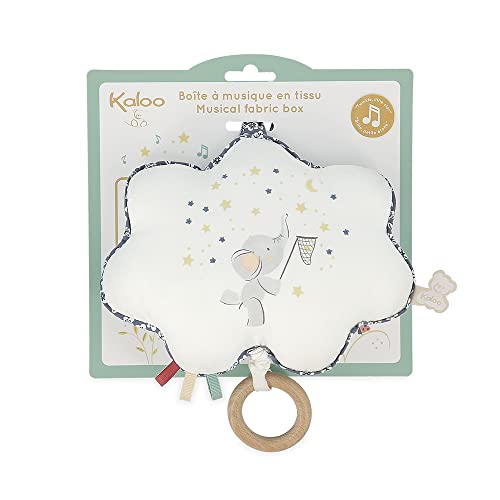 Kaloo, Petites Chansons, Fabric and Wood Music Box, 15 cm Musical Pillow, “Twinkle, Twinkle - Image 2