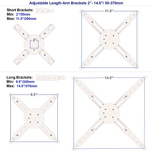 image for Cheetah Mounts APMEW Universal Projector Ceiling Mount. Includes an Ad