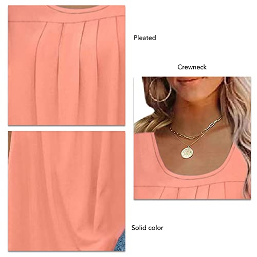 Regata Feminina, Blusa Feminina Decote Canoa Sem Mangas de Poliéster para Viagem (L)