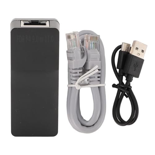 GOWENIC One Key JB Tool USB Adapter, JB Tool USB Adapter for FW 9.0 11.0 System, One Key PPPwn Dongle with Ethernet Type C Cable, JB Tool Mod Kit for Homebrew Enabler