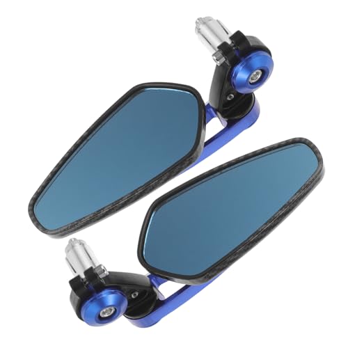 Gogogmee 復古スルモーターサイクルバーエンドミラー 多機能リアビュー広角反射鏡 バイク用ハンドルミラー 汎用オートバイ後方確認用
