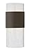 Hinkley Horizon Collection Contemporary Modern One Light 12W Integrated LED Small Olutdoor Wall Mount, Buckeye Bronze