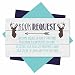 25 Deer Books for Baby Request Insert Card for Blue Boy Buck Woodland Baby Shower Invitation or Invite, Cute Bring A Book Instead of A Card Theme for Gender Reveal Party Story Game Business Card Size
