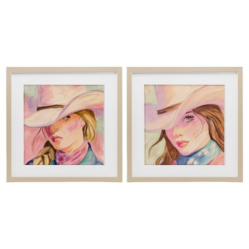 Impression encadrée Pastel Cowgirls Stupell pour habiller un mur vide sans effort