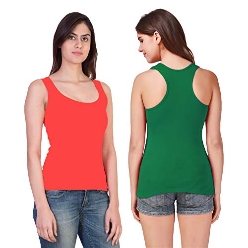 Image of Camisole Tank Top Vest Racerback Sando Camis for Women, Girls (Pack of 2)