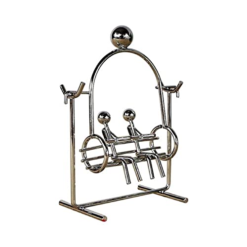 Image of AUGEN Balancing Pendulum Durable Metal Innovative Stress Relief Toy for Home Office Desktop Gift Decoration (1 Piece, 7709B)