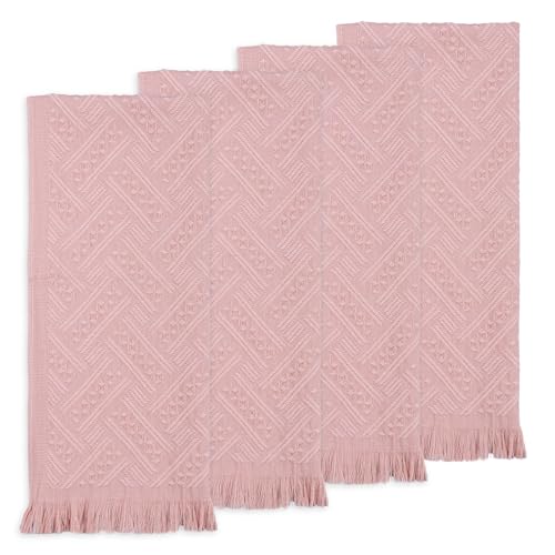 JOHOKAKITI 4 Pack Boho Bathroom Decor Hand Towels