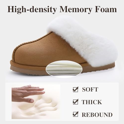 Litfun-Fuzzy-House-Slippers-for-Women-Fluffy-Memory-Foam-Suede-Slippers-with-Faux-Fur-Collar-Indoor-Outdoor 41FQSofz1HL