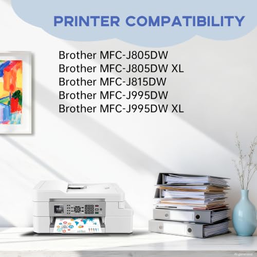 Image of Miss Deer LC3033 Ink Cartridge BK /C /M /Y, Compatible Replacement for Brother LC3033XXL LC-3033, Work for Brother MFC-J995DW MFC-J995DWXL MFC-J815DW MFC-J805DW MFC-J805DWXL Printer,5 Pack