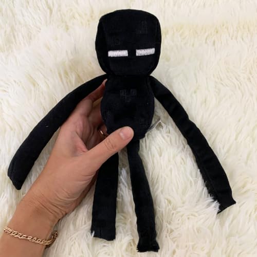 Philoctes Plüschtier Figuren Stofftier Schwarz 26cm, Kuscheltier Plüschtier Plush, Lustiges Plüsch Kuschelig Ideal zum Sammeln Puppe Geschenk für Kinder Fans