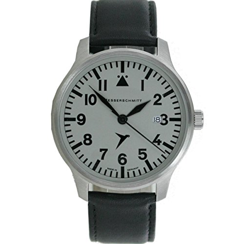 Aristo Messerschmitt ME-42S - Reloj de aviador para hombre (piel), Correa