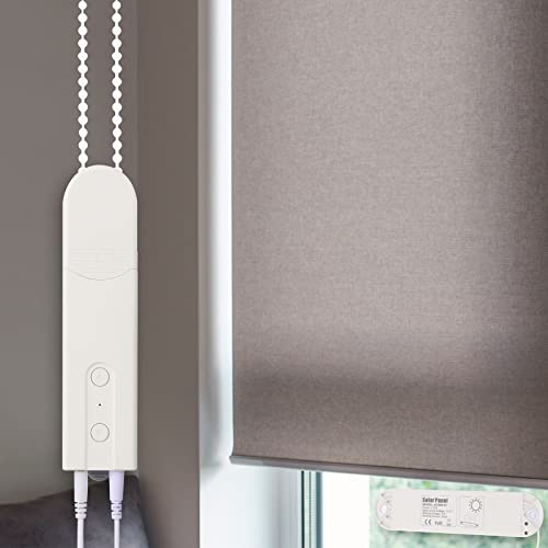 Elektrischer Rollladenmotor mit Solarpanel-Ladegerät, Smart-Home-Geräte, Bluetooth-bidirektionale Technologie, App-Steuerung, Schattenmotor, intelligenter motorisierter elektrischer Vorhangmotor Cover