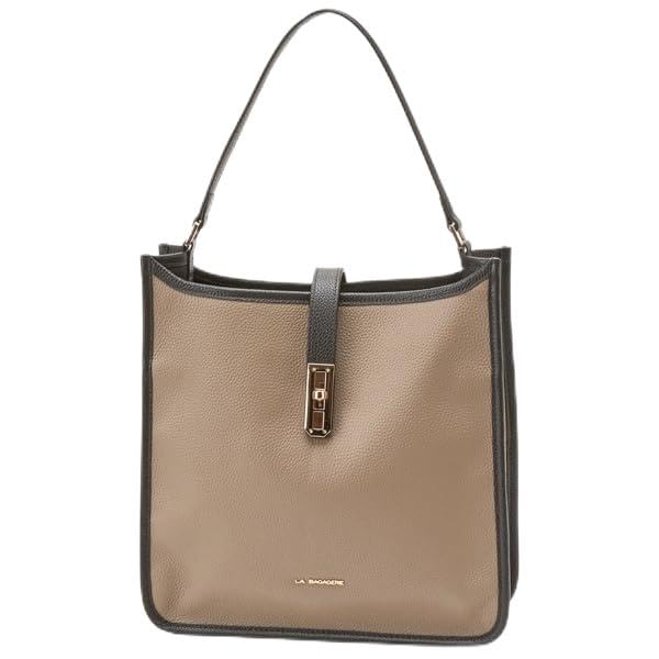 La Bagagerie Unisex Square Leather 2-way Shoulder Bag
