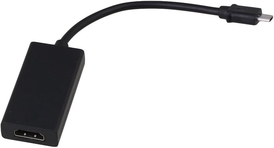 BQLZR MHL Micro USB to HDMI Adapter Cable HD TV HDTV Cell Phone Mobile