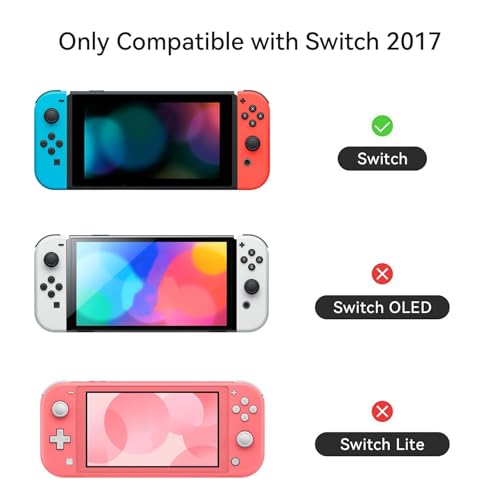 GeekShare Cute Plush Protective Case Cover Compatible with Standard Switch - Shock-Absorption and An