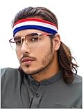 Cariniss Mullet Wig for Men,Mullet Headband Wig,One Size Fits All (Medium Brown)