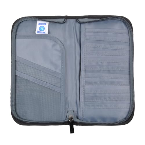 Enzo Castellano SSC NAPOLI 121847 Sscn, Accessoire de Voyage-Portefeuille à Passeport Mixte, Gris, 23,5x12x3 cm – vue 6