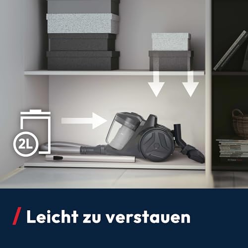 Hoover HP1 kompakter Boden-Staubsauger beutellos | Parkettdüse | 700 W – Ansicht 3