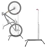 Fácil de ensamblar: el paquete viene con todos los tornillos e instrucciones necesarios, puede ensamblar el Soporte Bicicleta usted mismo en minutos.