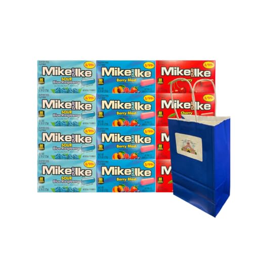 Variety Pack Mike and Ike - Dulces surtidos 12 piezas miniatura 1