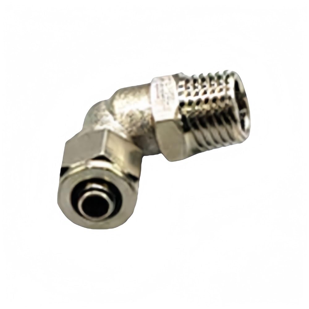 Pipe Hose Connector Pneumatic Connector Elbow Quick Thread Fitting, Male BSP Hose Tightening 1 piece(PL8-02)