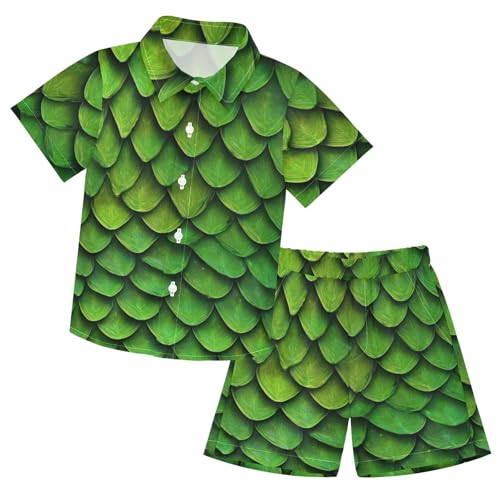 Image of Boccsty Red Strawberry Boy Summer Shorts Sets Hawaiian Toddler Boys T-Shirt & Pants 2 Pcs 3T-10T