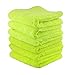 Chemical Guys MIC_333_6G El Gordo Professional Extra Thick Supra Microfiber Towels, Green (16.5 in. x 16.5 in.) (Pack of 6)