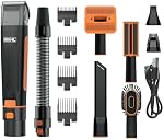 Wahl Canada Groom & Vac Pet Grooming Kit – Cordless Lithium Clipper, Trimmer & Nail Grinder with Vacuum Hose for Mess‑Free Grooming, USB‑C Rechargeable – Model 58496