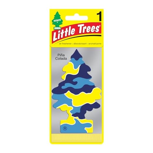 LITTLE TREES Car Air Freshener | Hanging Paper Tree for Home or Car | Pina Colada Scent | Pack of 6