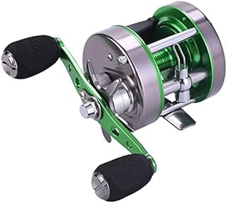 Sougayilang Round Baitcasting Reel Inshore Saltwater Fishing, Conventional Reel-Reinforced Metal Body for Catfish,Salmon/Steelhead, Striper Bass Fishing Reel