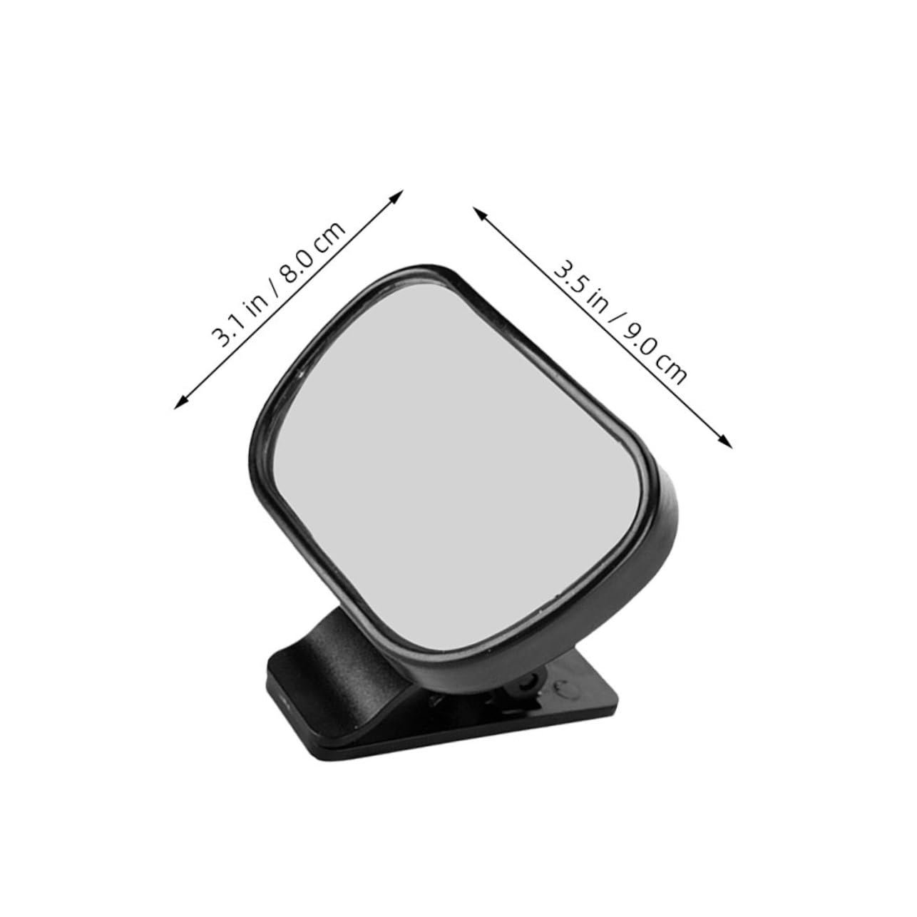 OSOLADY 2pcs Mirror 360° Rear View Mirror for Back Suction Cup Style for Rear Facing