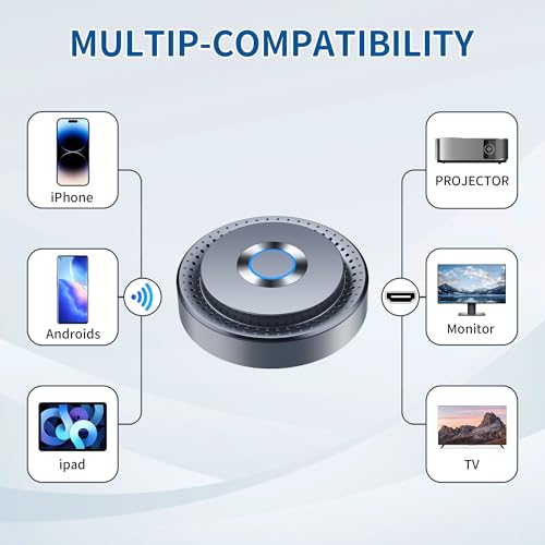 Adaptador inalámbrico HDMI Q8 para TV y proyector miniatura 4