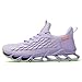TSIODFO Slip on Sneakers for Women Running Shoes Walking Shoes Light Purple Size 10 Women Gym Workout Jogging Fashion Shoes