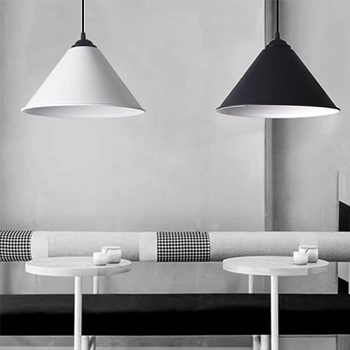 Suspension E26 scandinave : un lustre macaron au design moderne - 3