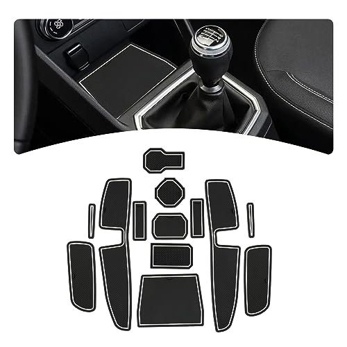 Tappetini Antiscivolo In Gomma Per MG 4 Mulan 2022 2023 - Set Rosso Per Portabicchieri, Console E Vanity, Accessori Interni Auto - 2