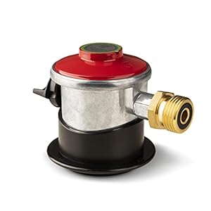 Rabenburg Clip-On JUMBO 35mm Adapter by IGT – 35mm x KLF (deutscher Druckminderer) Gasflaschenadapter für Gasflaschen in Spanien, Portugal, Norwegen etc.