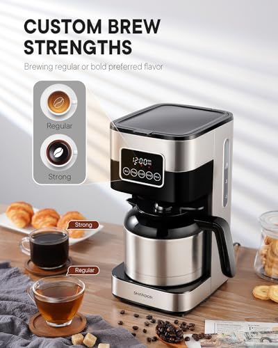 Shardor Coffee Maker Programmable With Thermal Carafe thumb #4