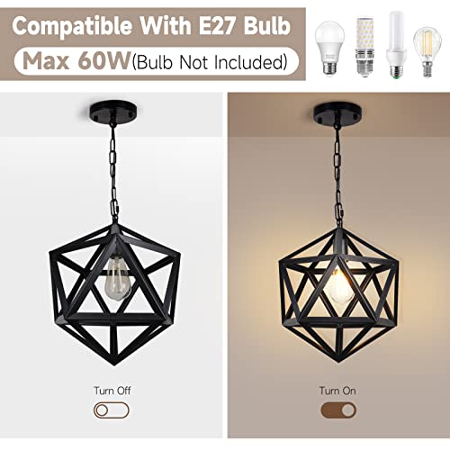 PORHUMI Lampadario corridoio moderno a luci E27