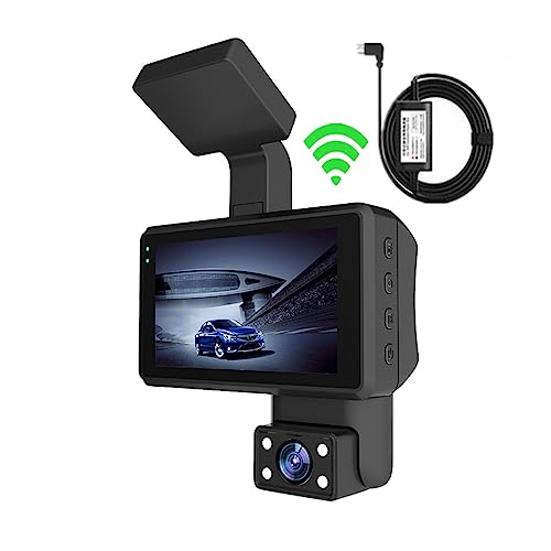 Cámara DVR de coche DELURA contra siniestros: grabación dual 1080P, WiFi y modo parking 24h 2