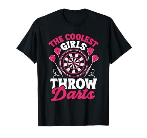 Le ragazze più cool lanciano freccette, freccette, freccette Bullseye Dart Maglietta