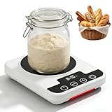 Sauerteig Starter Warmer, Präzise Temperaturregelung 1°C (21°C-38°C), Brotbacken Werkzeuge mit 12-Stunden-Timer & Speicherfunktion, Sauerteigstarterwärmer für Sauerteigfermentation & Haus Backen