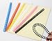 30 Hole Punch Binding Machine, Hand Push Loose Leaf Hole Punch, A4 A5 A6 A7 B5 B6 B7 Book Binder Notebook Coil Spiral Binding Machine, 6X Binding Strip & 1x Opener, Max 6 Sheets