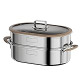 Grande capacité et polyvalence: permet de cuire de gros aliments comme de la dinde rôtie et du gros poisson entier. Vous pouvez également réchauffer plusieurs aliments simultanément for gagner du temps. Il peut également être utilisé for cuisiner, faire bouillir des soupes, des nouilles, des fondues, des ragoûts, etc.