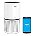 Produktbild MEDION Luftreiniger mit App Steuerung (HEPA Filter, Smart, reduziert Aerosole Pollen Staub Tierhaare, bis zu 52 m², Luftqualitätsanzeige, Timerfunktion, Schlafmodus, MD 10171)
